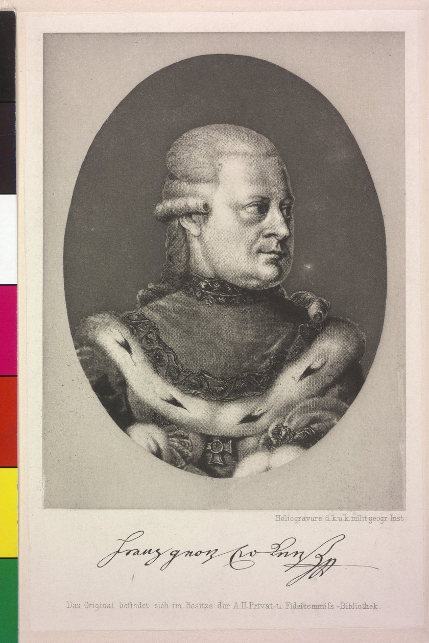 Franz George Ritter von Kees (druk) autorstwa Artist Unknown