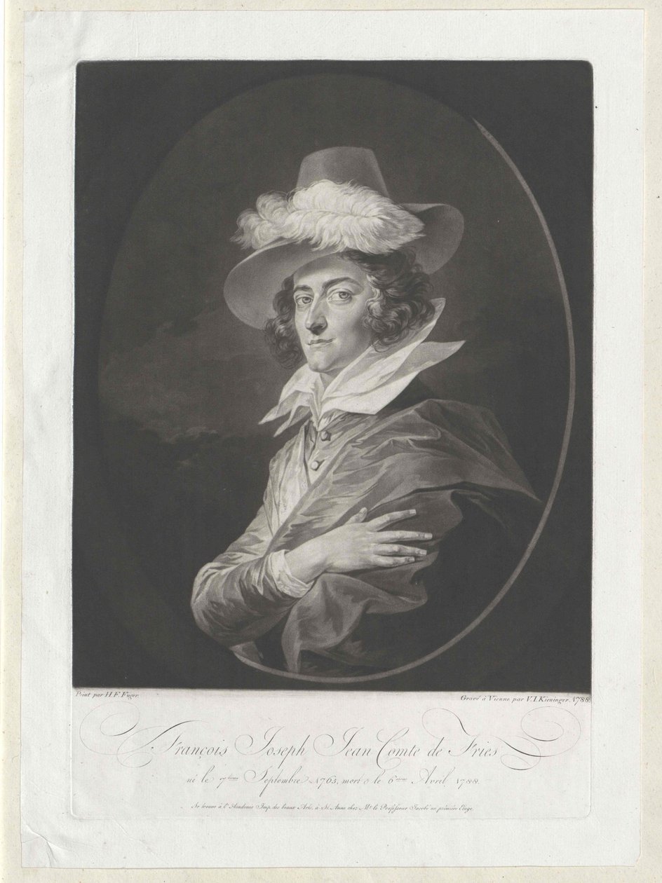 Franz Joseph Johann Fries autorstwa Artist Unknown