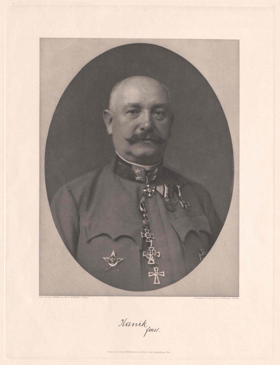 Franz Kanik (druk) autorstwa Artist Unknown