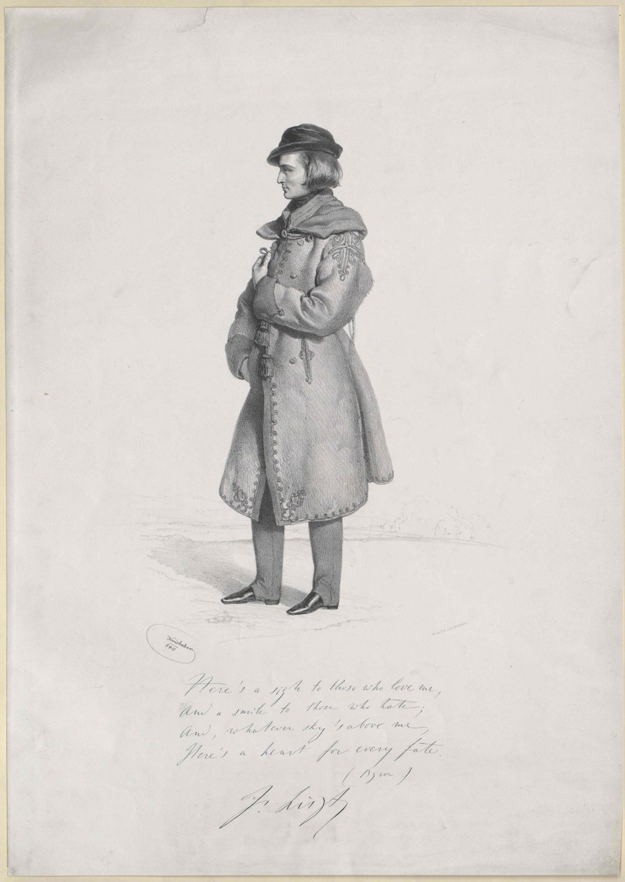 Franz Liszt autorstwa Artist Unknown