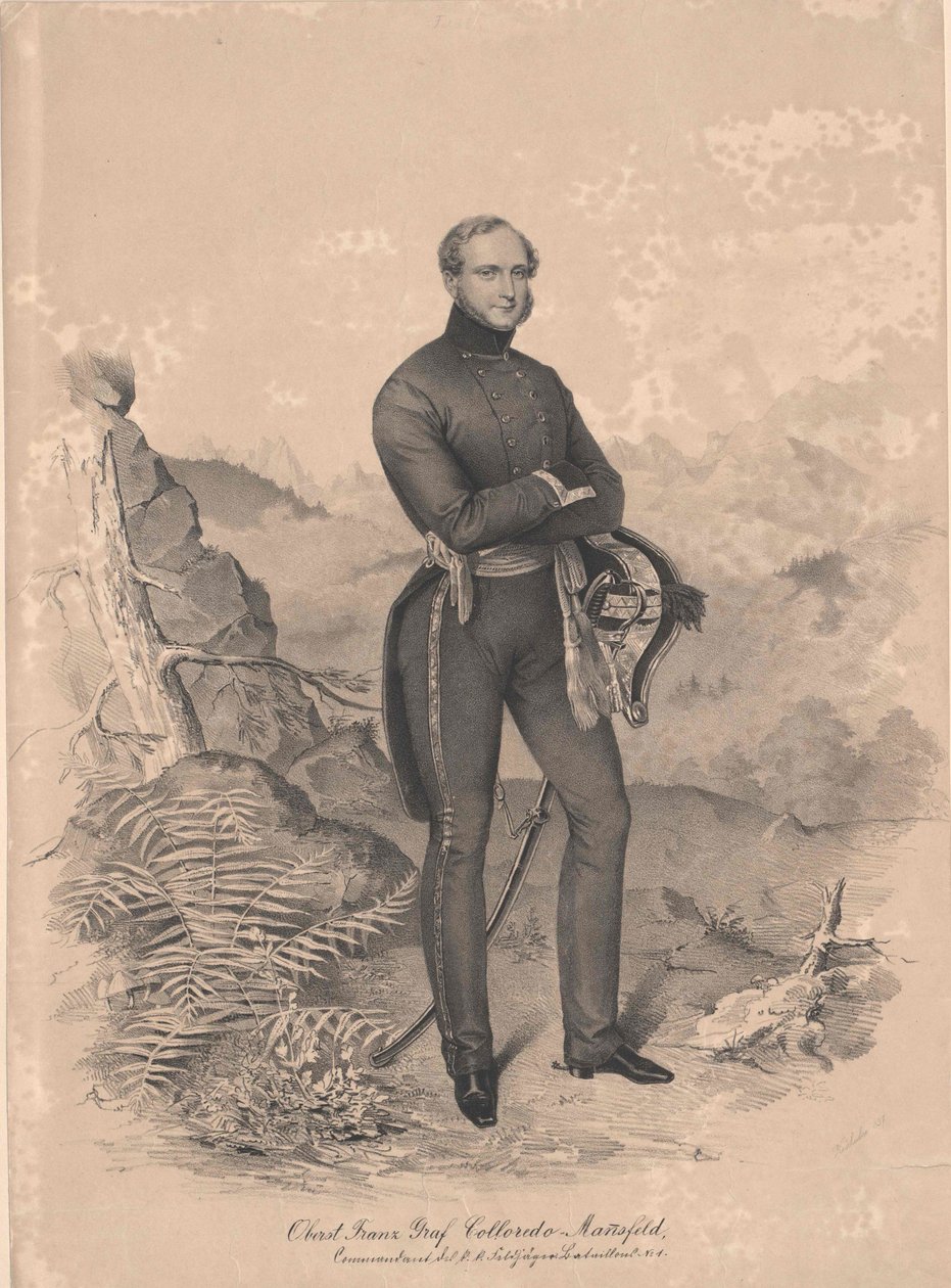 Franz hrabia Colloredo-Mannsfeld autorstwa Artist Unknown