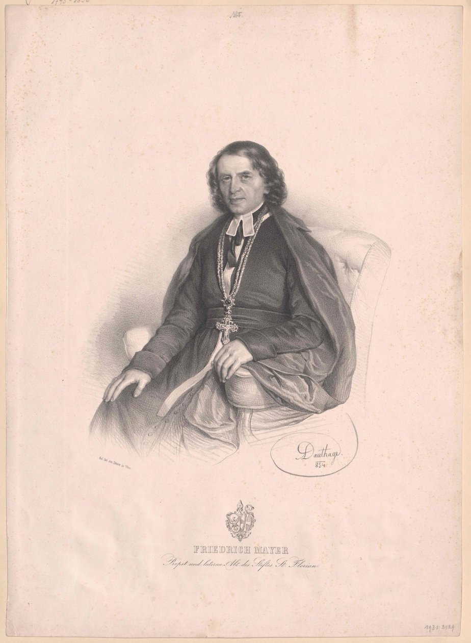 Frederick (Gottlieb) Mayer autorstwa Artist Unknown