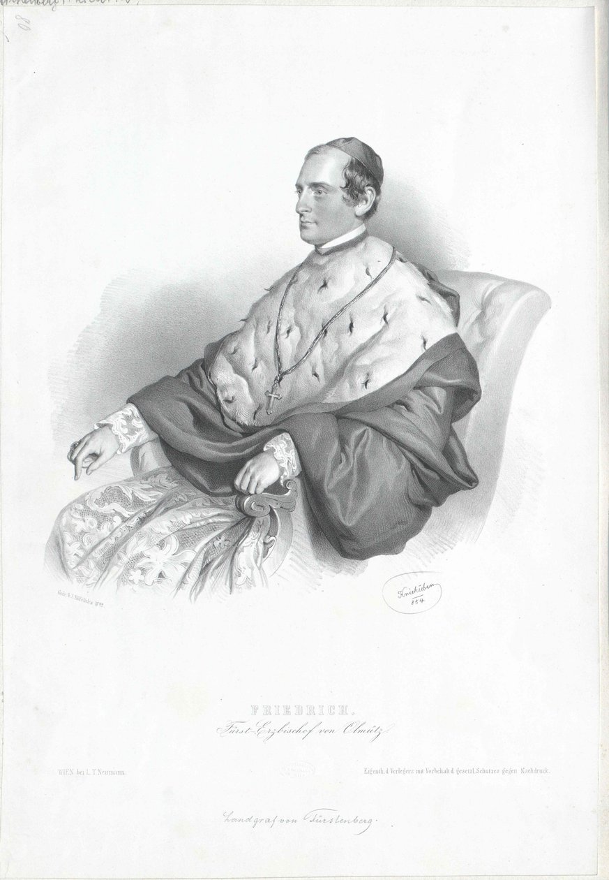 Fryderyk Egon, landgraf Fuerstenberg autorstwa Artist Unknown