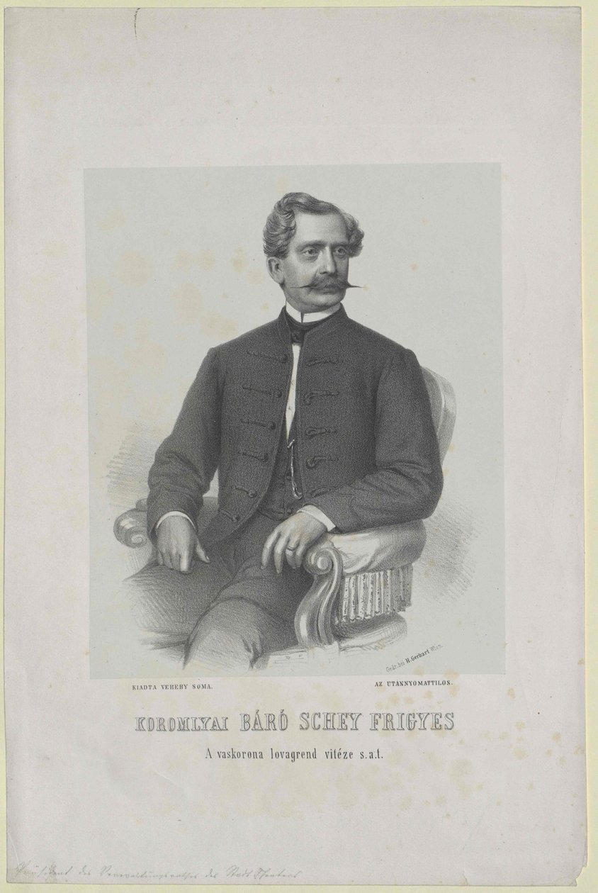 Fryderyk baron Schey-Koromla autorstwa Artist Unknown