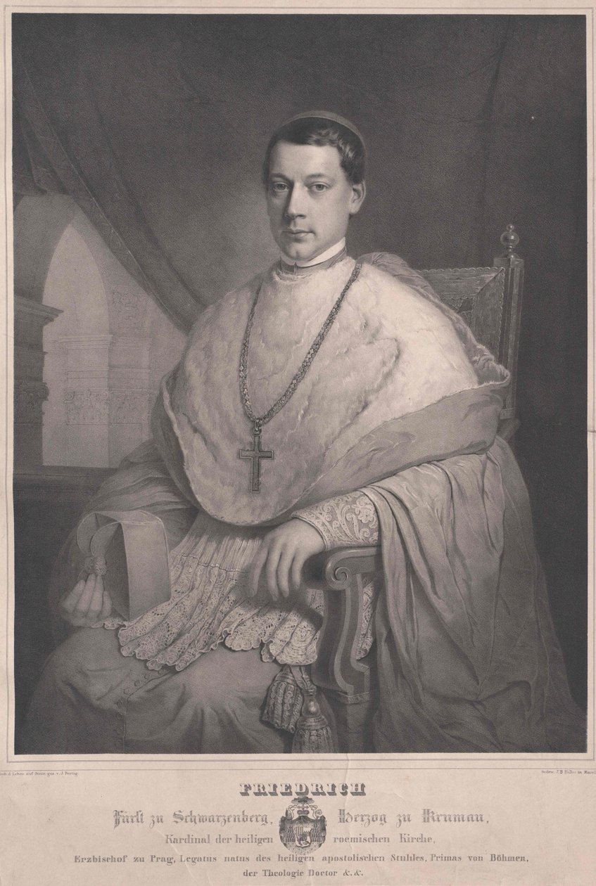 Fryderyk hrabia Schwarzenberg-Krumau autorstwa Artist Unknown