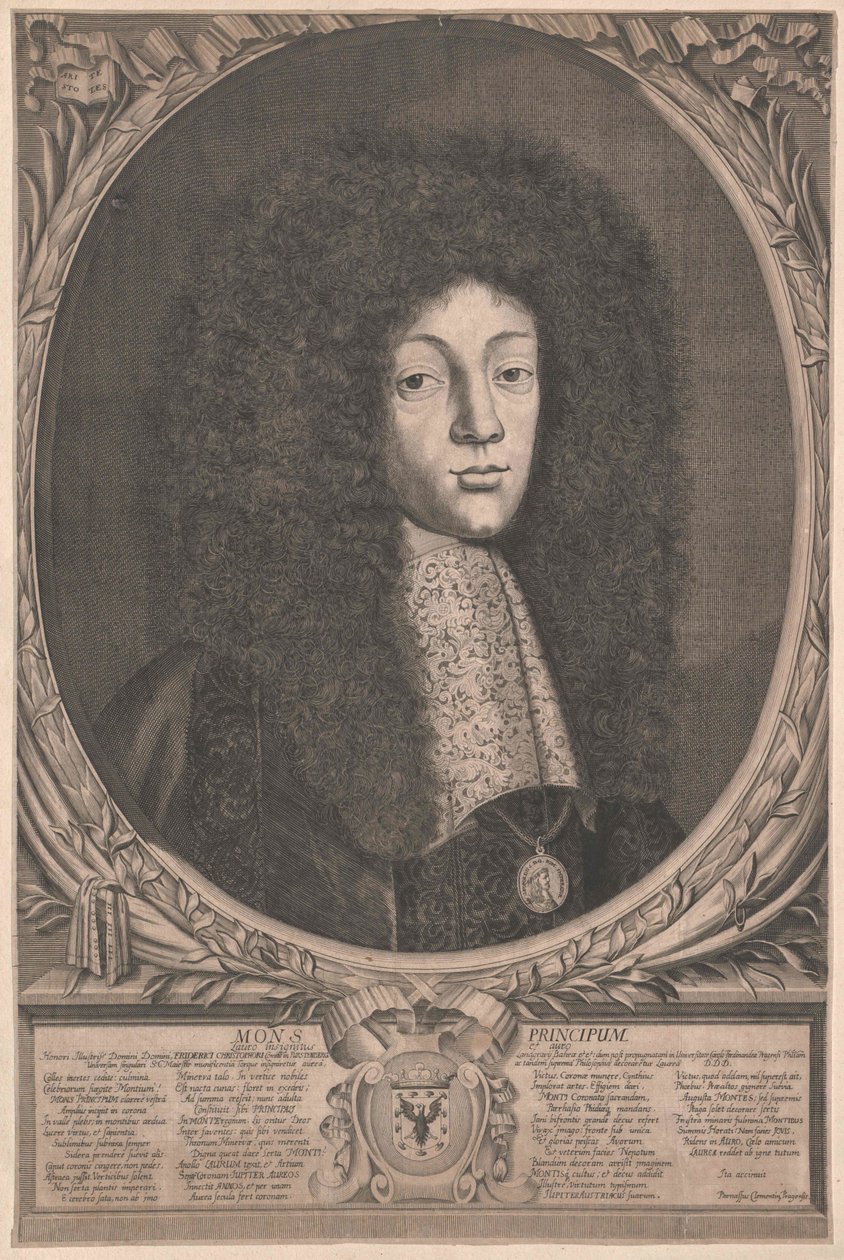 Friedrich Christoph hrabia Fuerstenberg (druk) autorstwa Artist Unknown