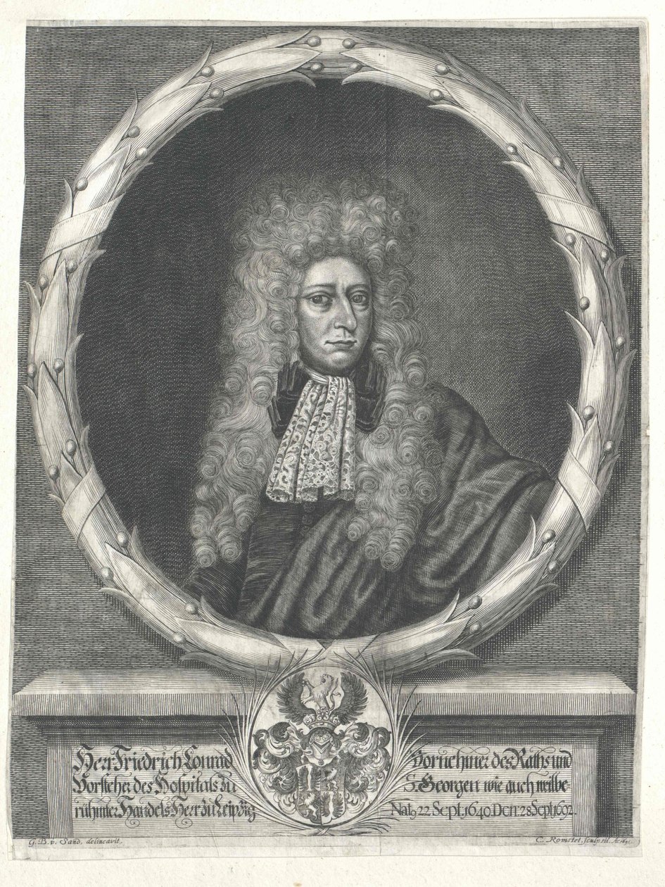Friedrich Conrad (druk) autorstwa Artist Unknown