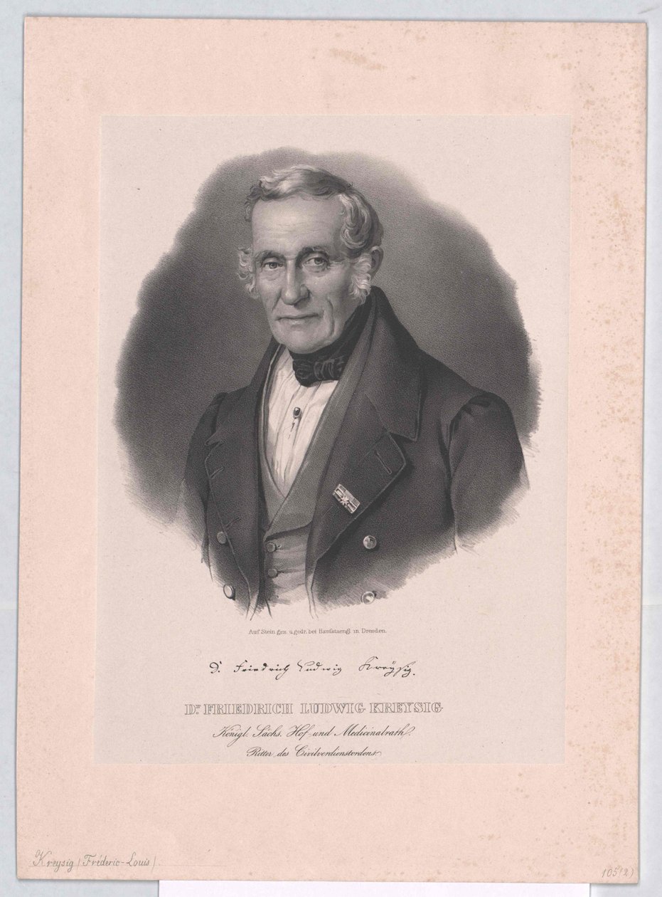 Friedrich Ludwig Kreysig autorstwa Artist Unknown