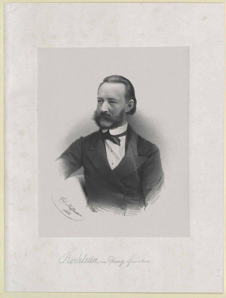 Friedrich Rochleder (druk) autorstwa Artist Unknown