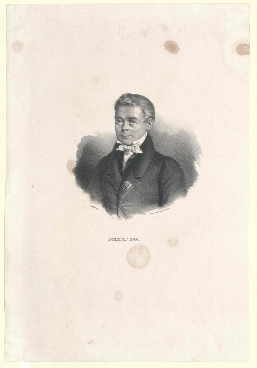 Friedrich von Schelling autorstwa Artist Unknown