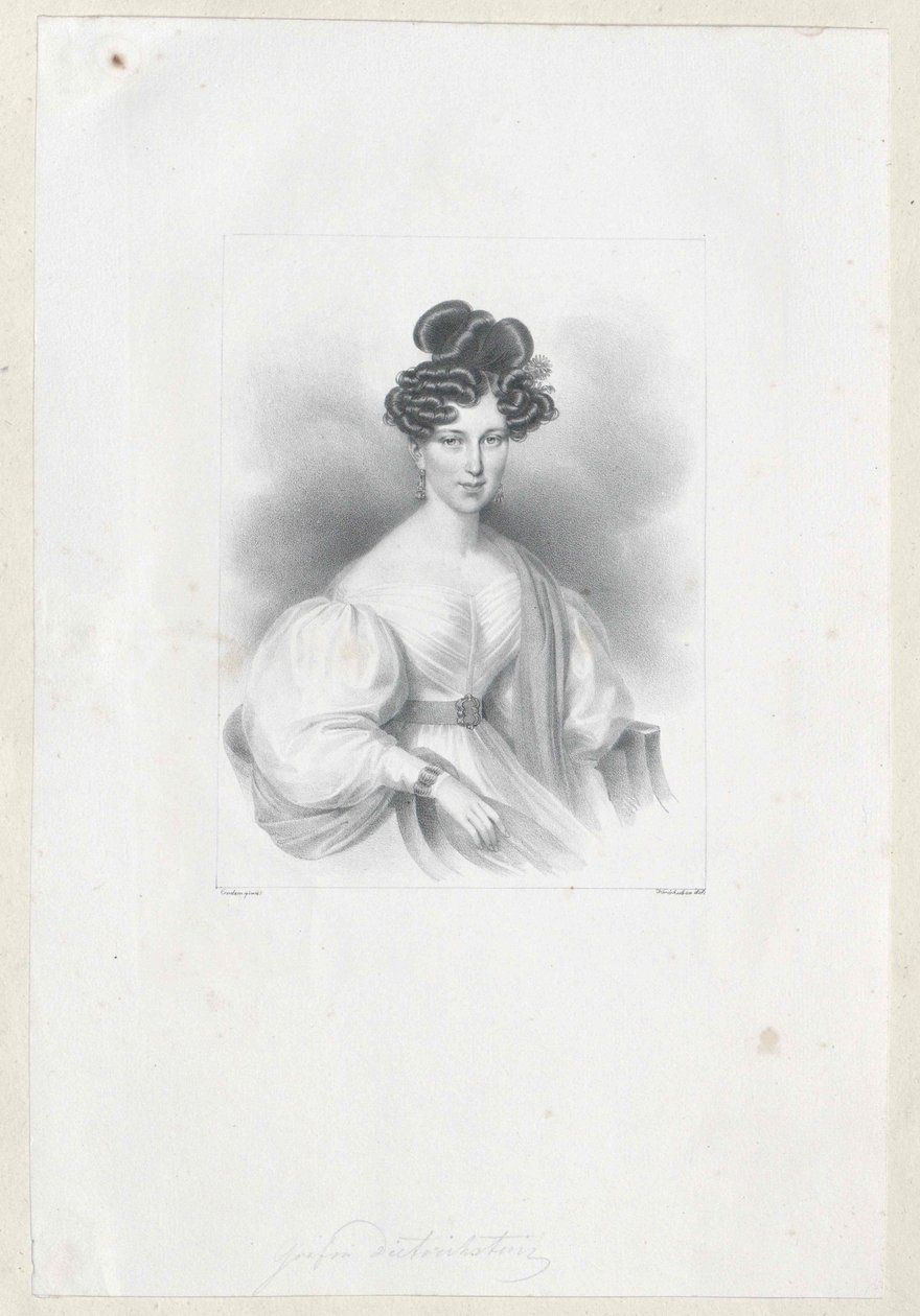 Gabriele hrabina Wratislaw von Mitrowitz autorstwa Artist Unknown