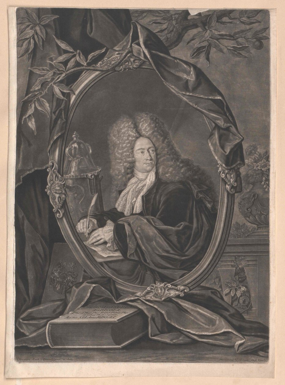 Georg Andreas Agricola autorstwa Artist Unknown