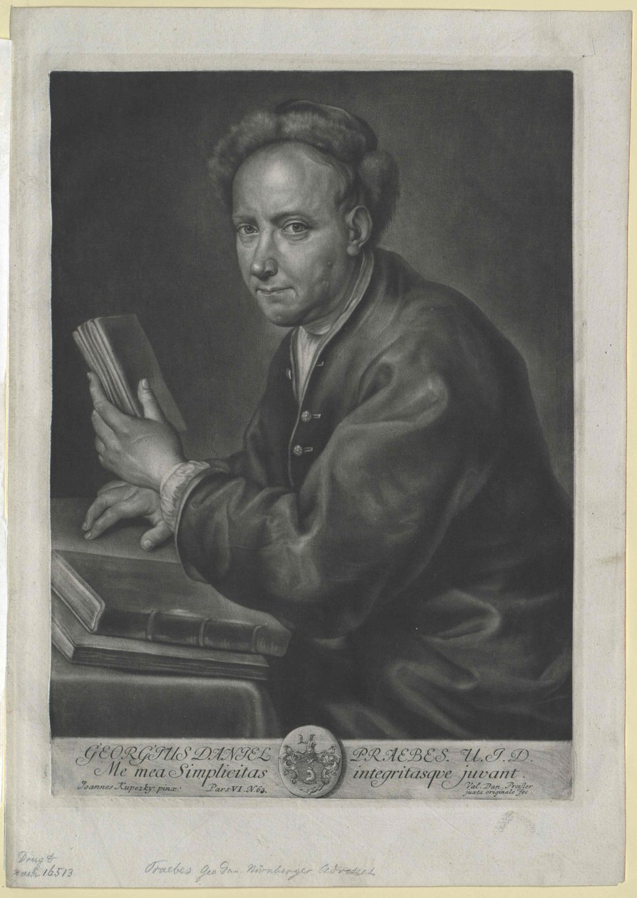 Georg Daniel Praebes autorstwa Artist Unknown