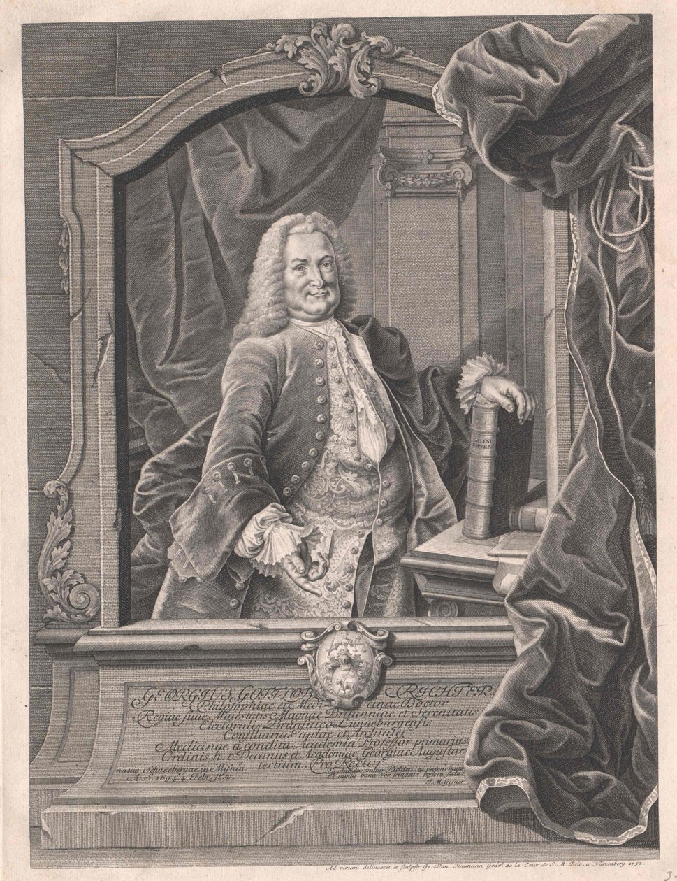 Georg Gottlob Richter autorstwa Artist Unknown