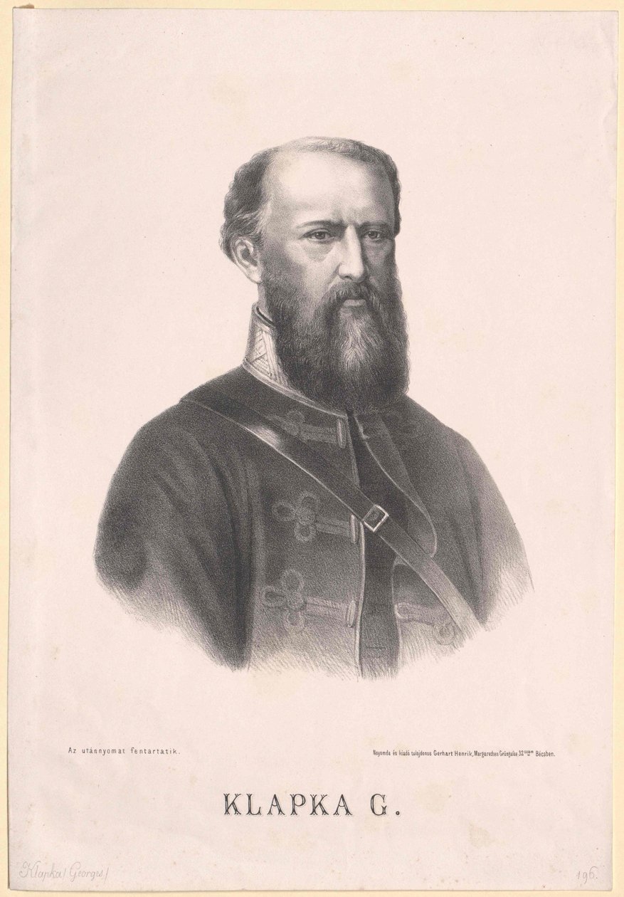 Georg Klapka autorstwa Artist Unknown