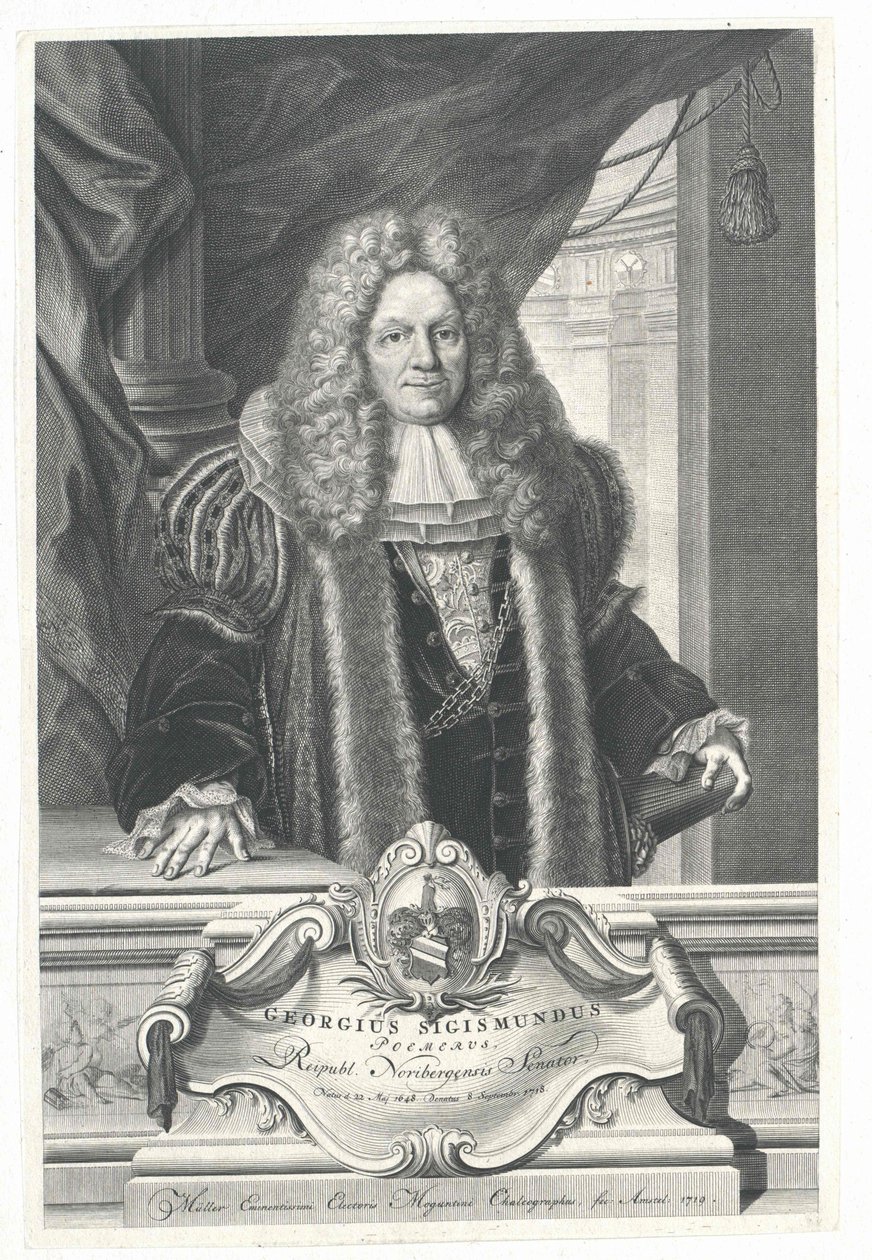 Georg Sigismund Poemer autorstwa Artist Unknown