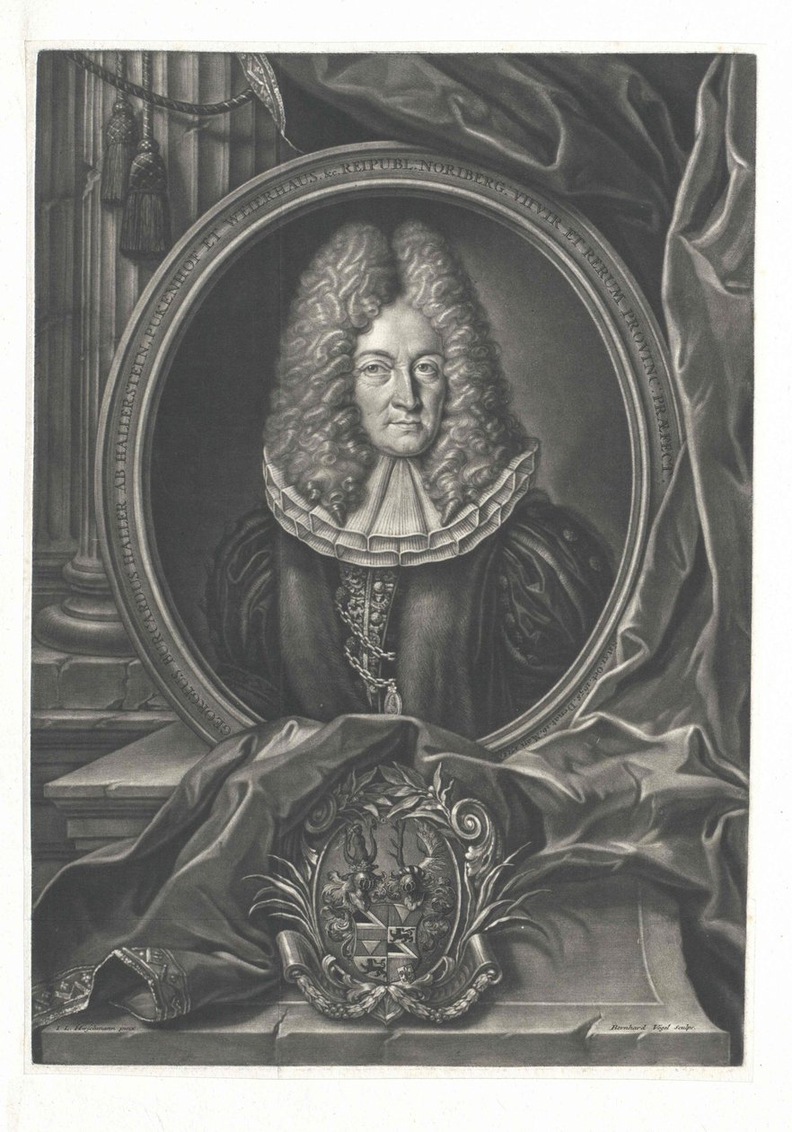 George Burkhard Haller von Hallerstein autorstwa Artist Unknown