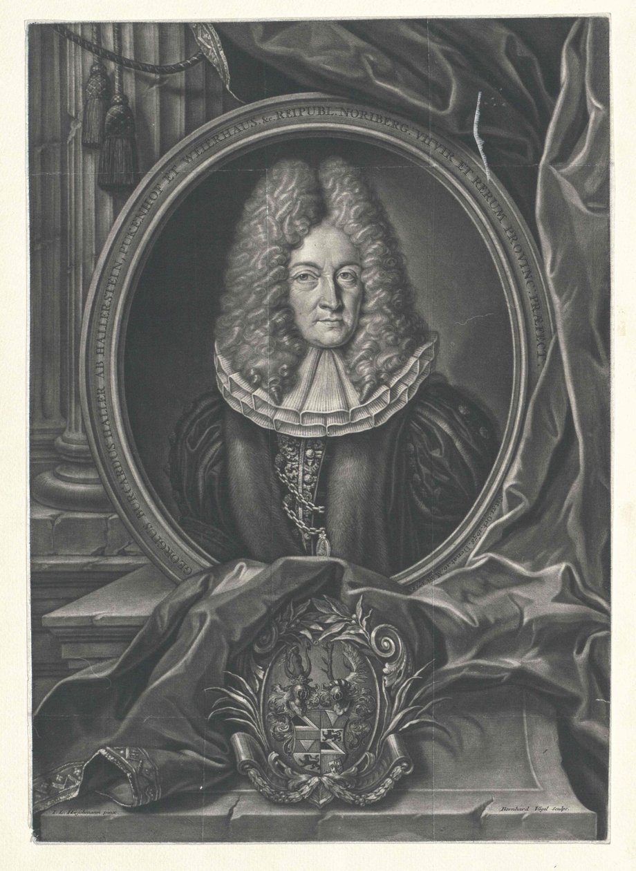 George Burkhard Haller von Hallerstein autorstwa Artist Unknown