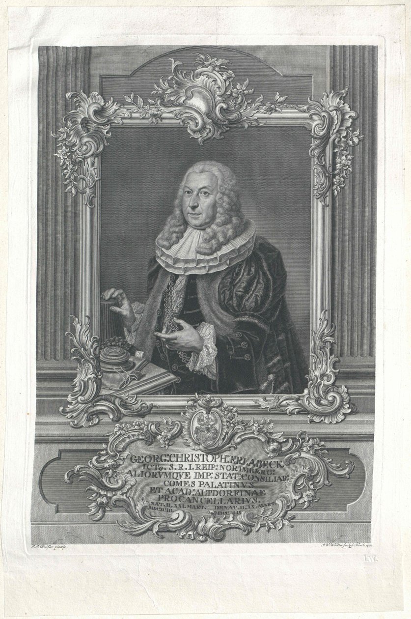 George Christoph Erlabeck autorstwa Artist Unknown