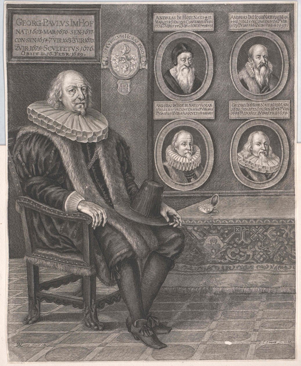 George Paul Imhof autorstwa Artist Unknown