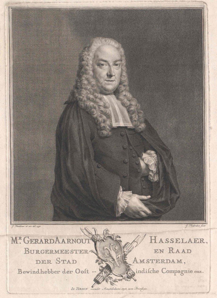 Gerard Aarnout Hasselaer autorstwa Artist Unknown