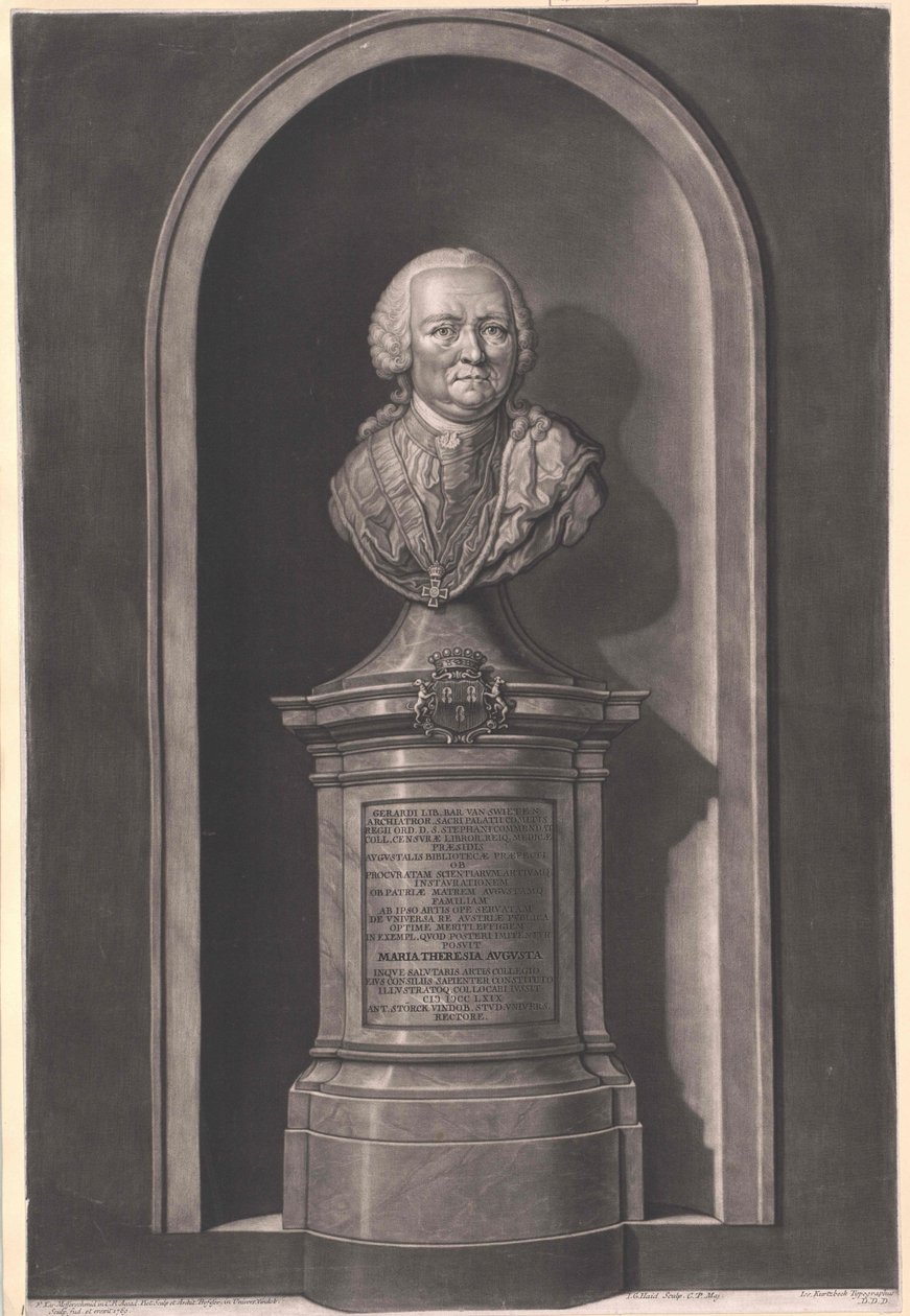Gerard Baron van Swieten autorstwa Artist Unknown