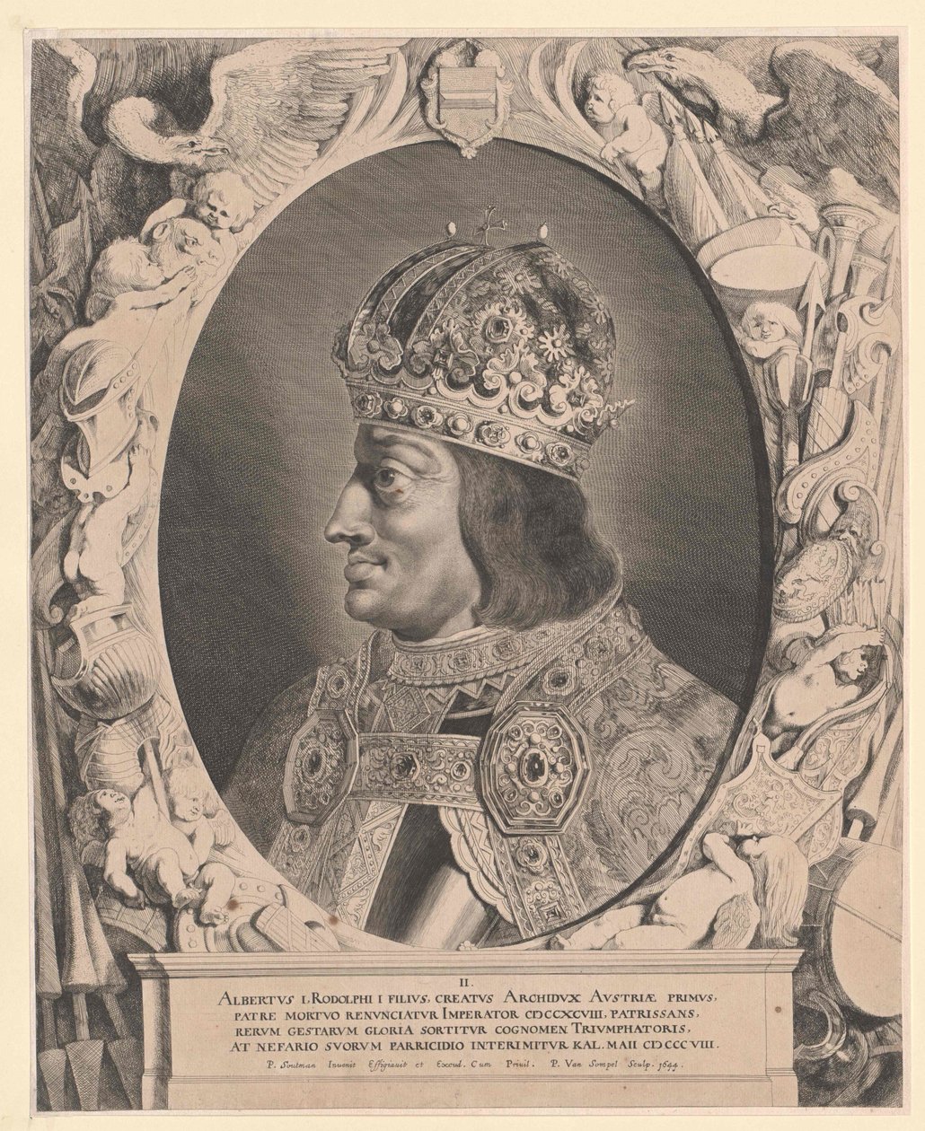 Niemiecki król Albert I autorstwa Artist Unknown
