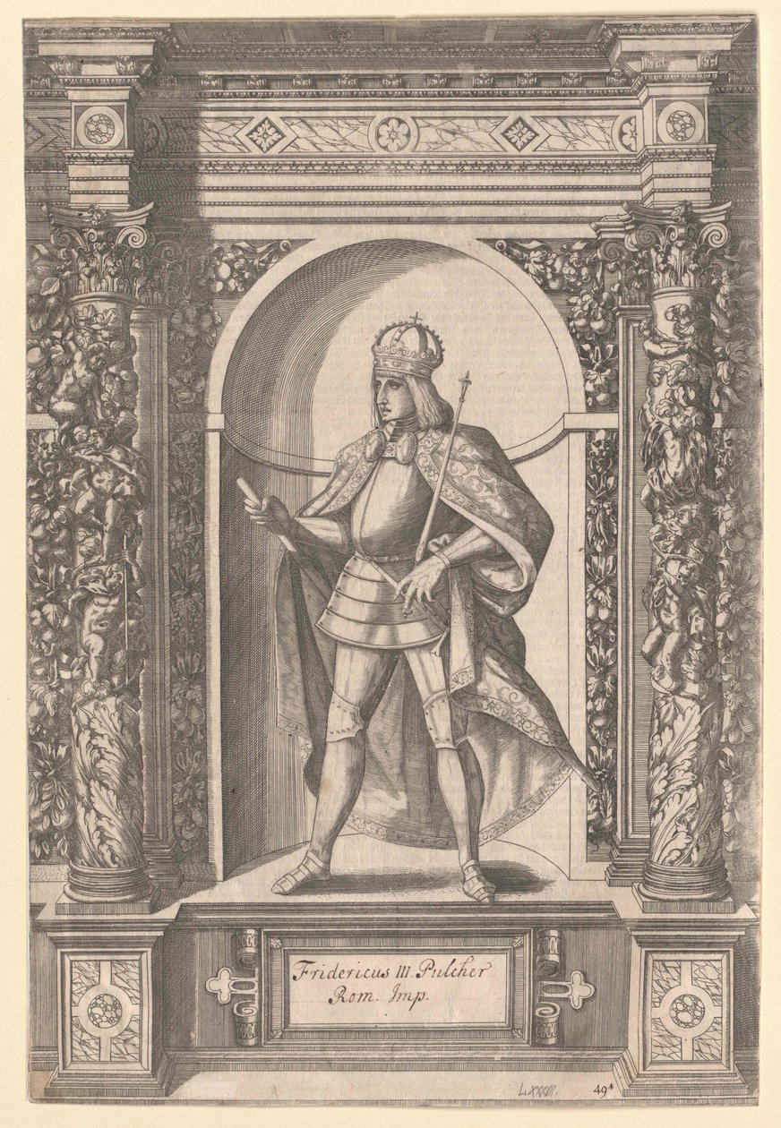 Niemiecki król Fryderyk Sprawiedliwy autorstwa Artist Unknown