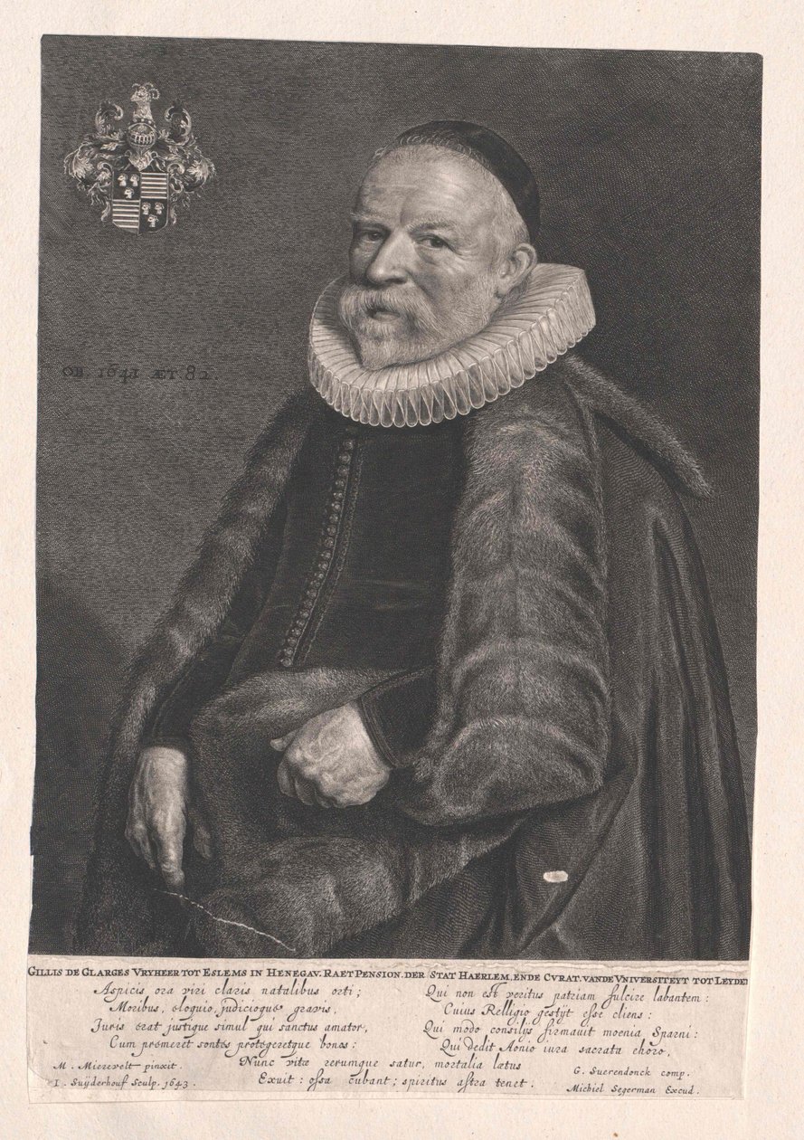 Gilles de Glarges autorstwa Artist Unknown