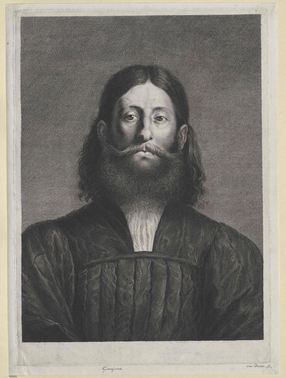 Giorgione (druk) autorstwa Artist Unknown