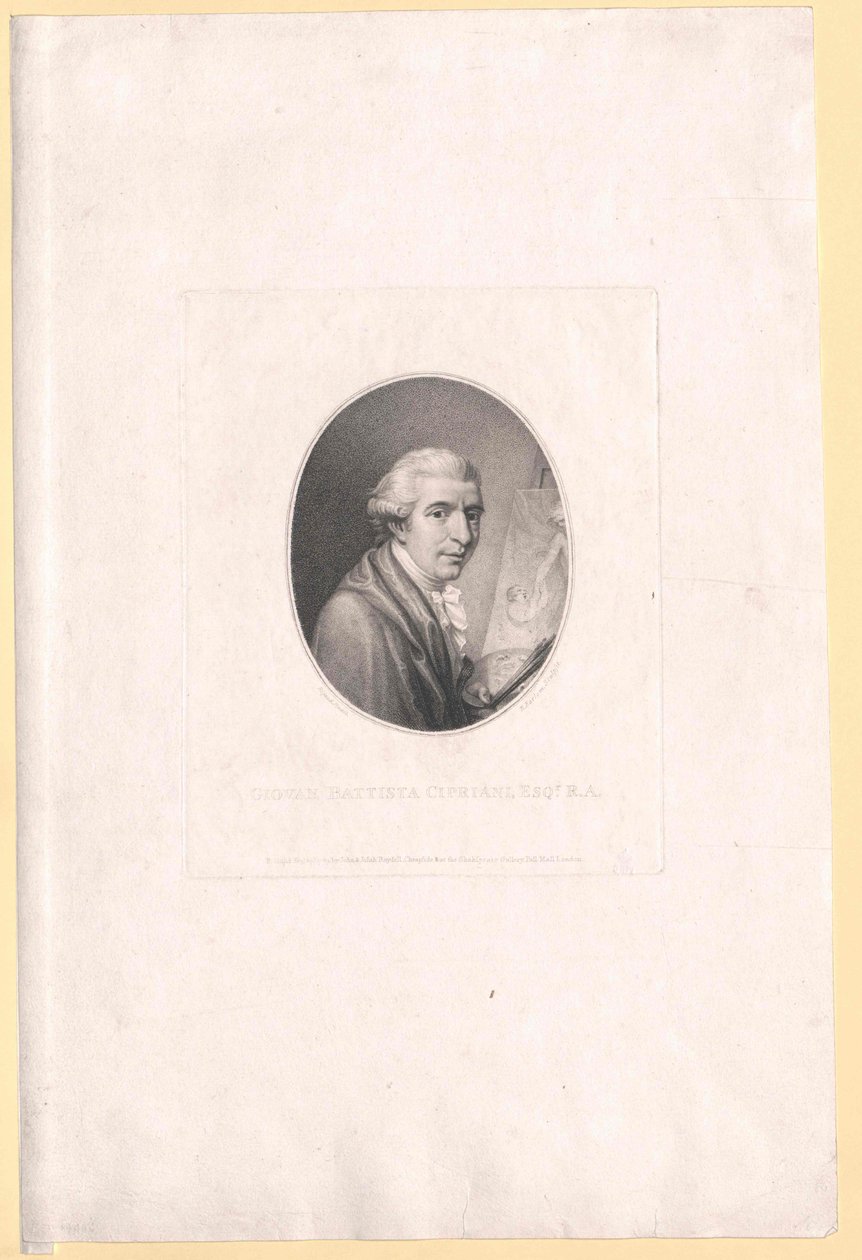 John Baptist Cipriani autorstwa Artist Unknown