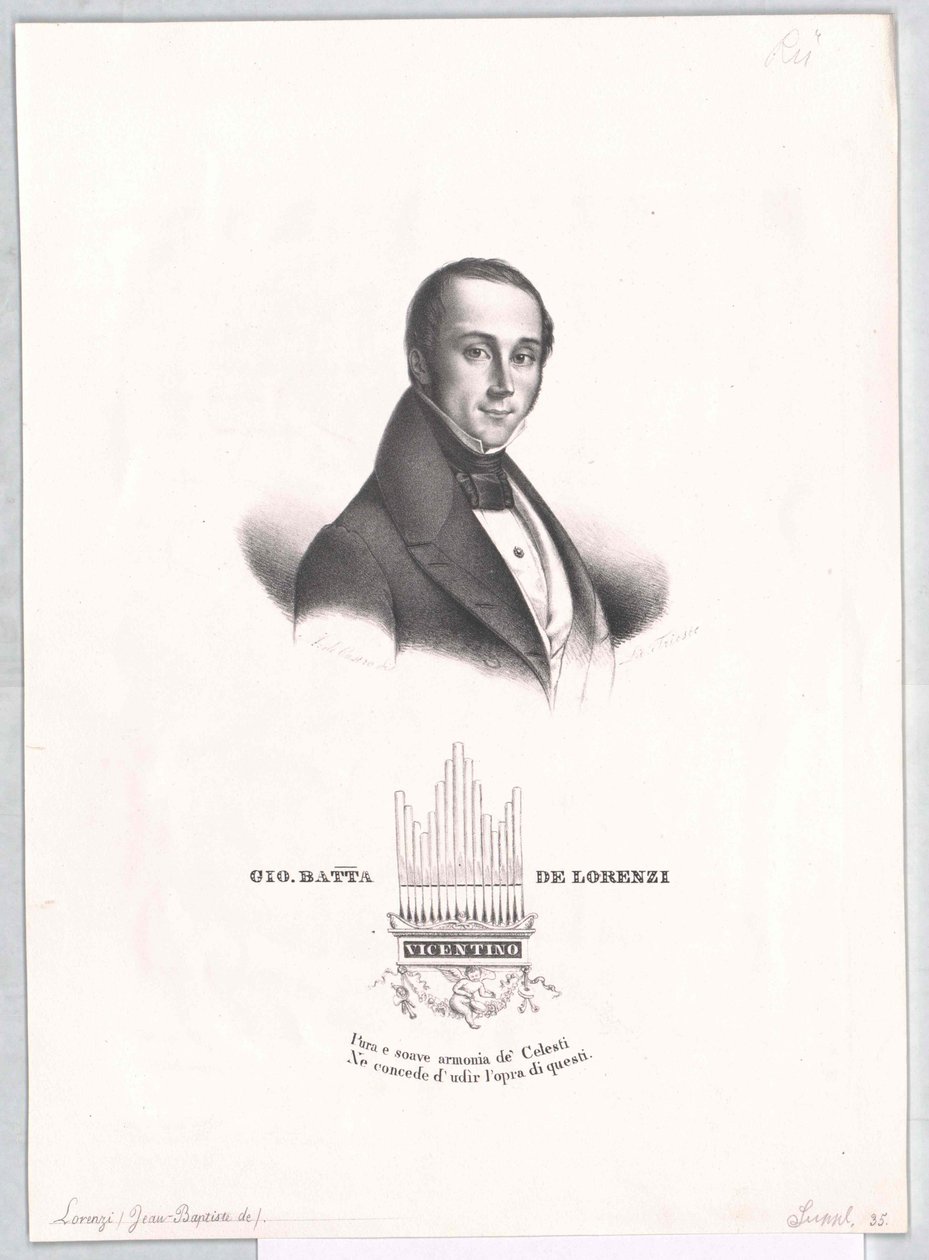 Giovanni Battista de Lorenzi autorstwa Artist Unknown