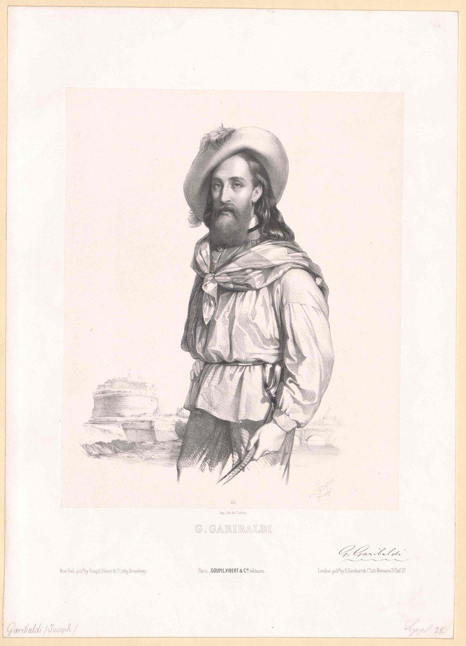Giuseppe Garibaldi autorstwa Artist Unknown
