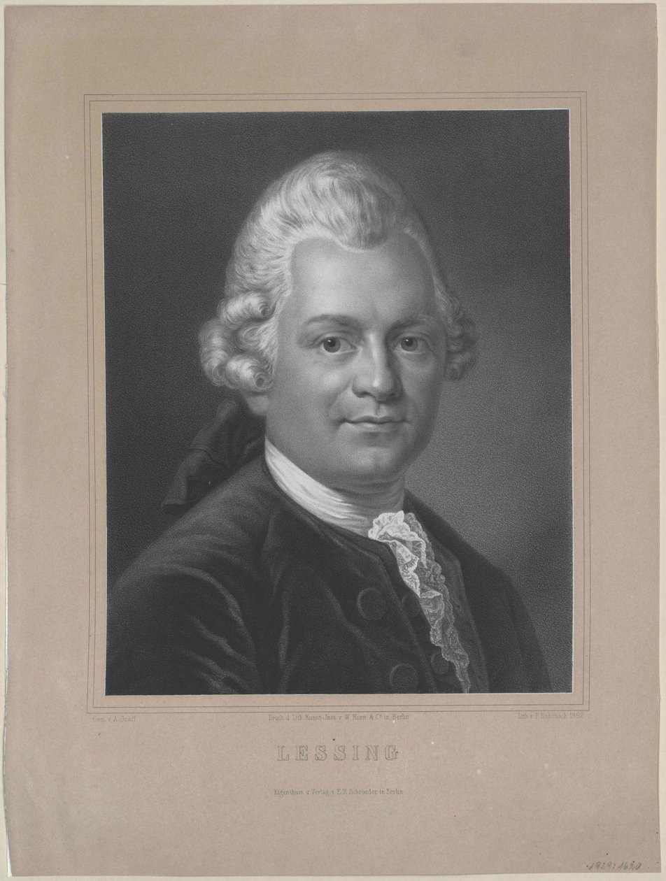 Gotthold Ephraim Lessing autorstwa Artist Unknown