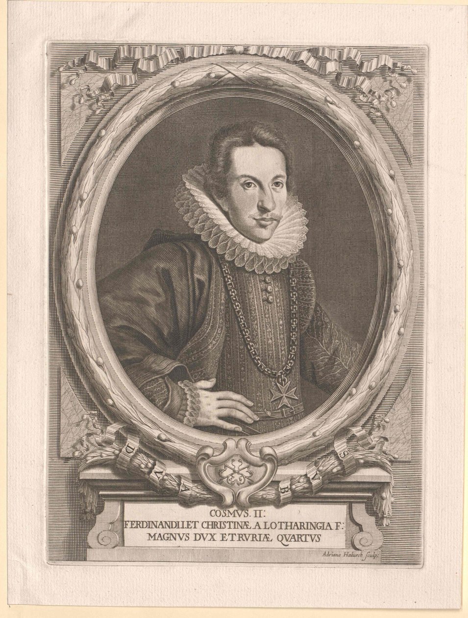 Wielki książę Toskanii Kosma II Medyceusz autorstwa Artist Unknown