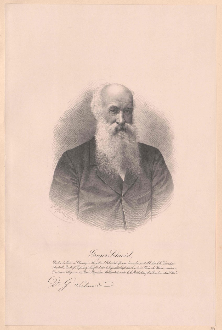 Gregor Schmid autorstwa Artist Unknown