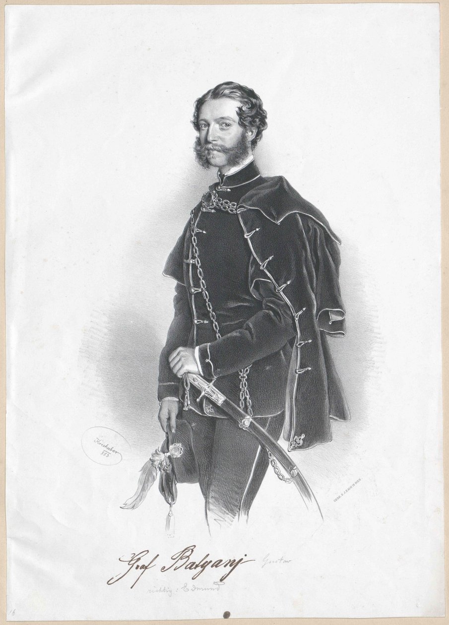 Guido hrabia Batthyany z Nemet-Ujvar autorstwa Artist Unknown
