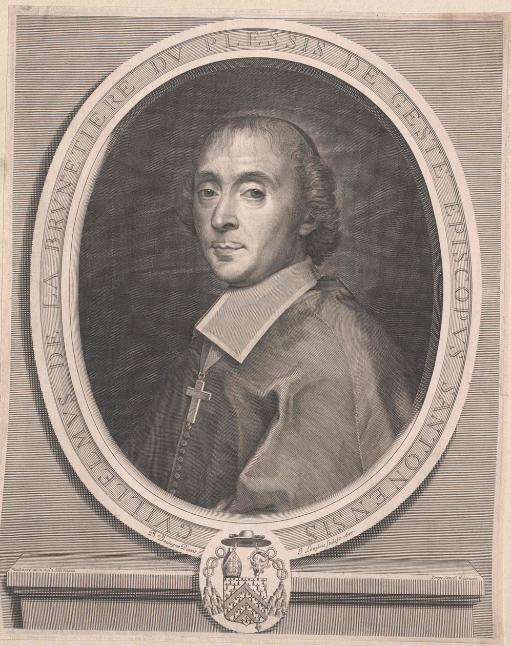 Guillaume de La Brunetiere you Plessis-Gest00000000 (druk) autorstwa Artist Unknown