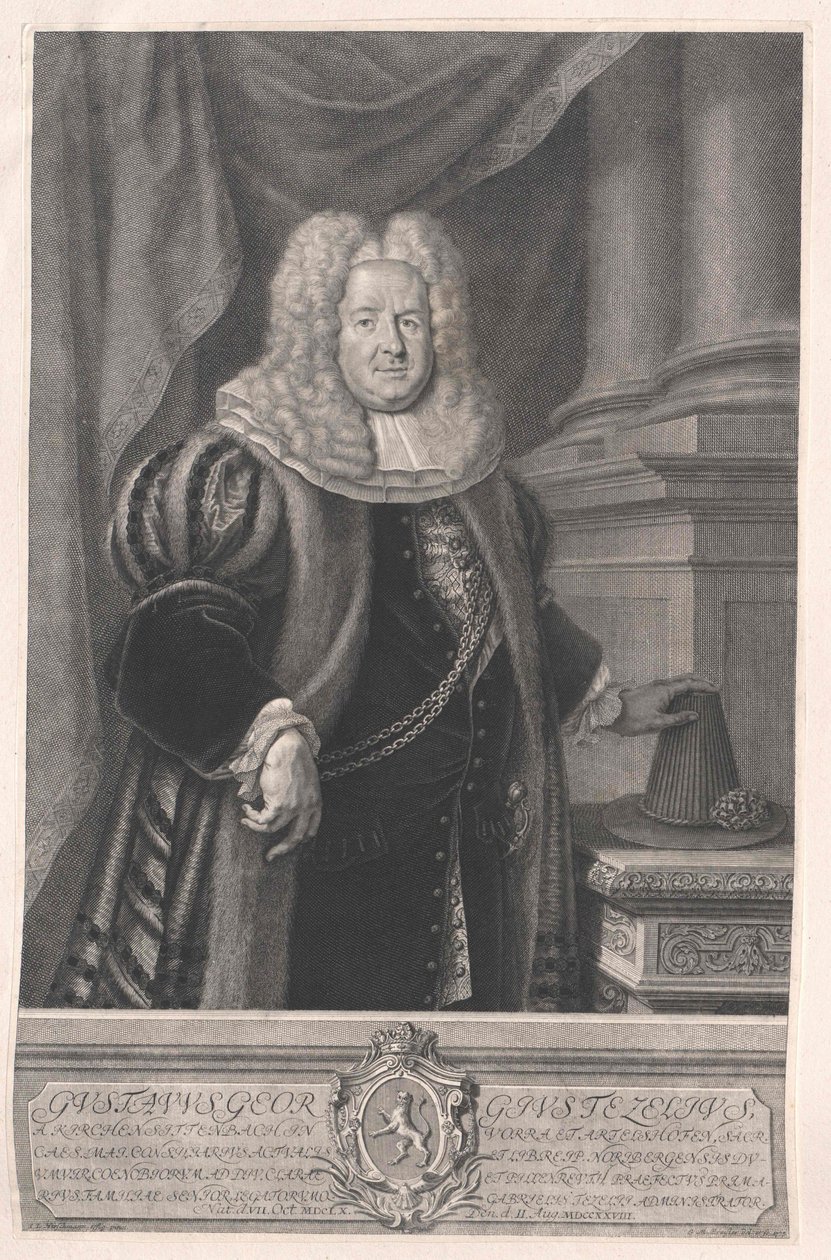 Gustav Georg Tetzel z Kirchensittenbach autorstwa Artist Unknown