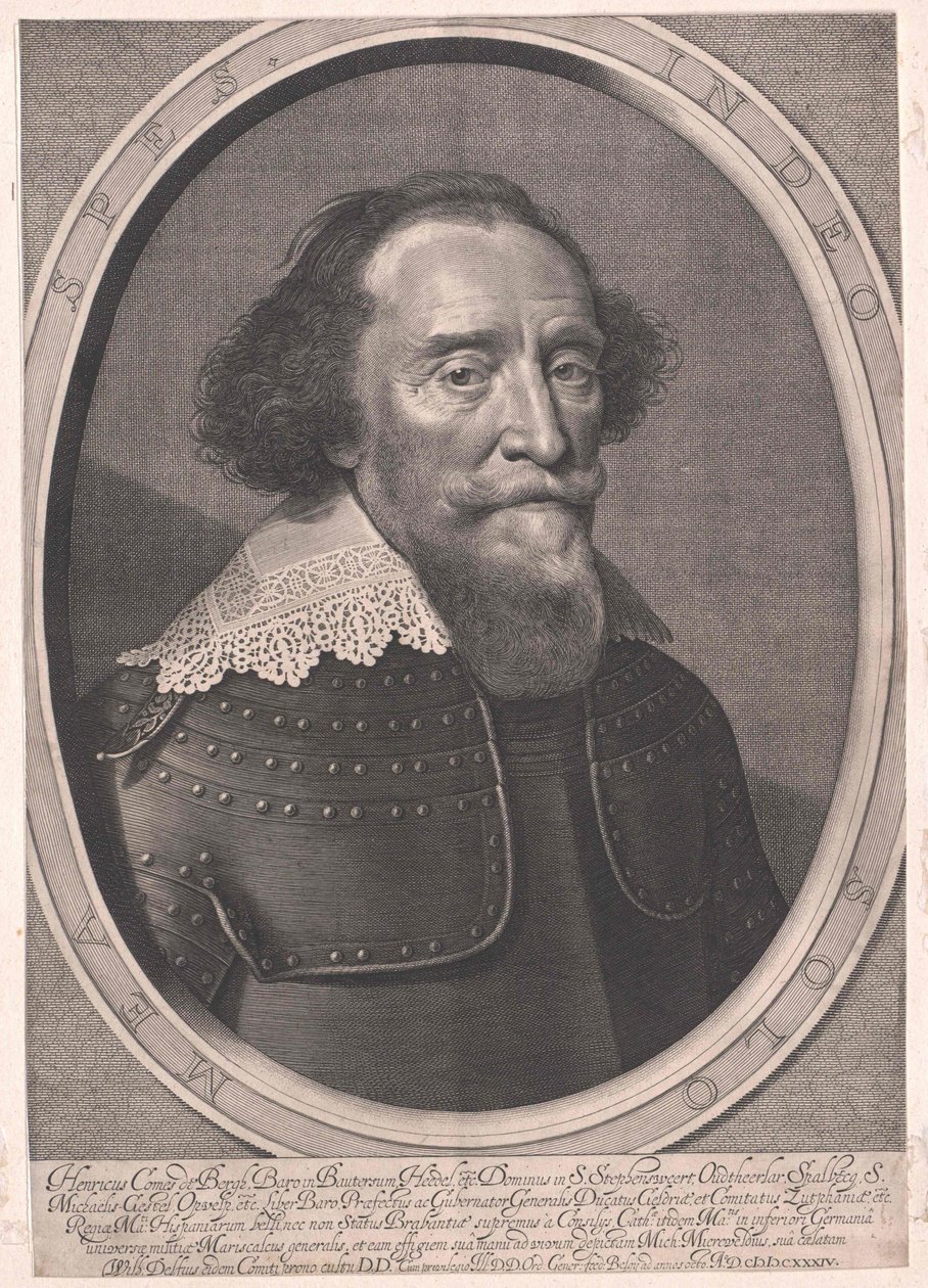 Henryk hrabia von dem Bergh autorstwa Artist Unknown