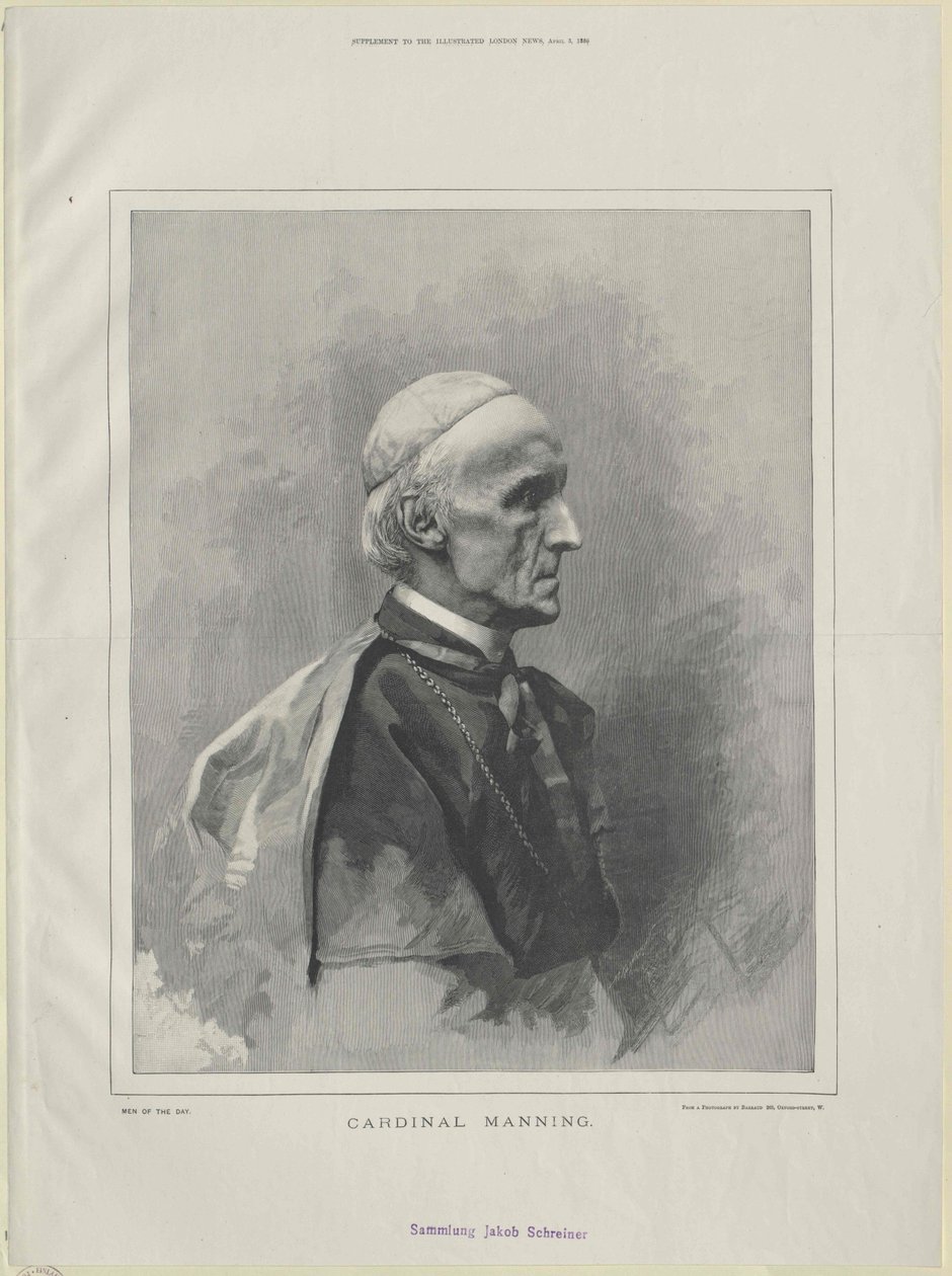 Henry Edward Manning autorstwa Artist Unknown