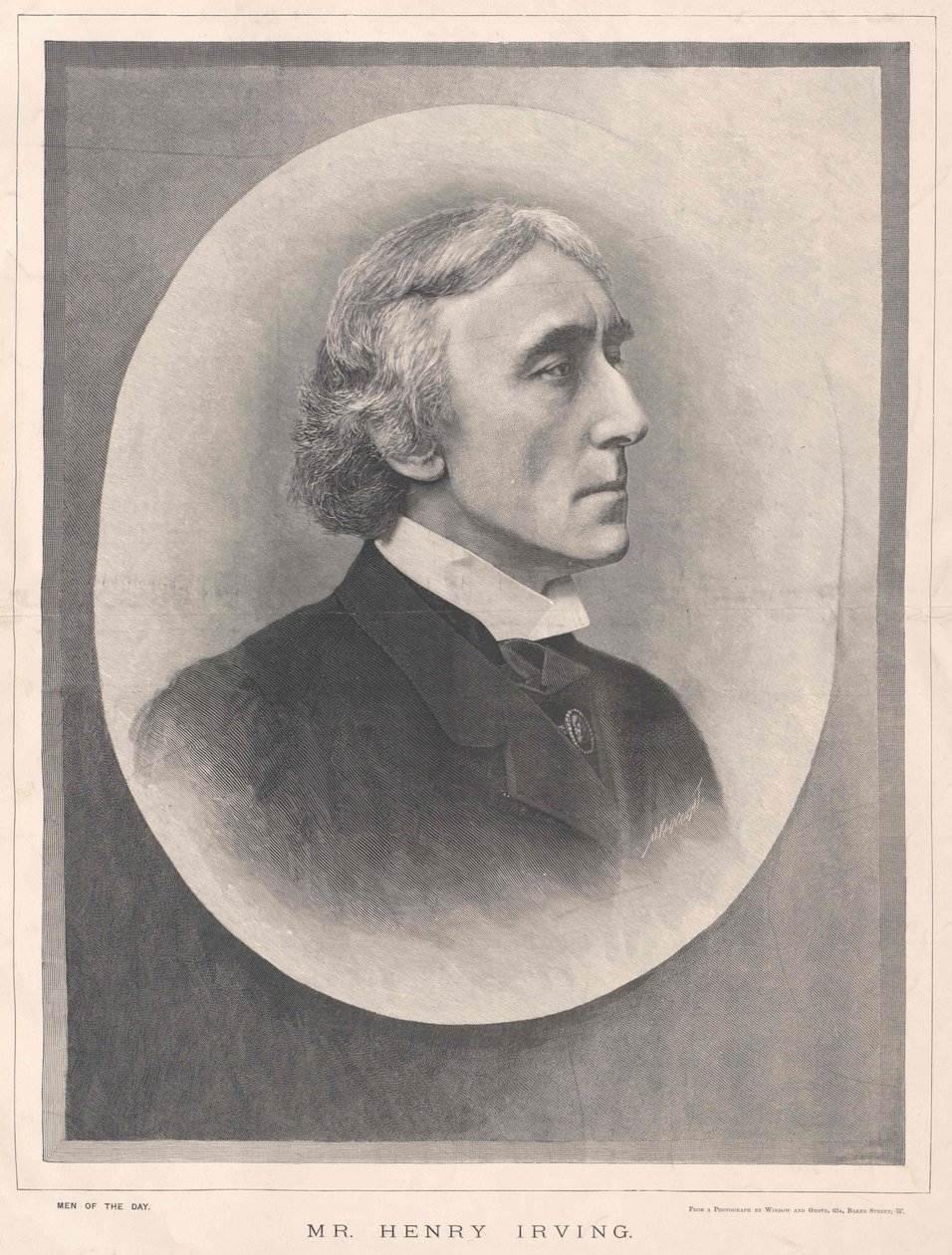 Henry Irving autorstwa Artist Unknown