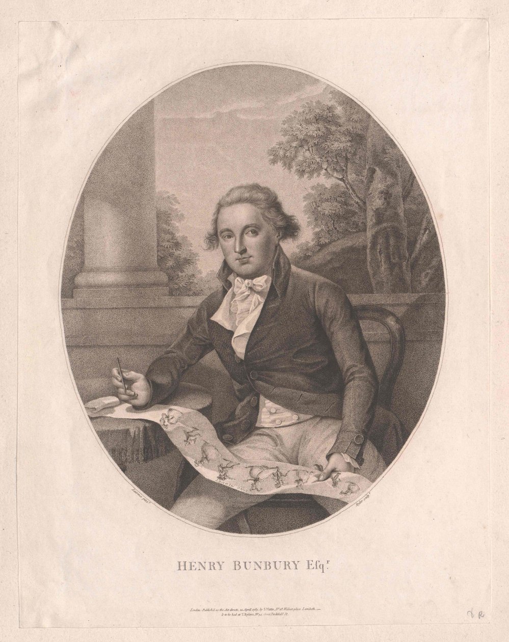 Henry William Bunbury autorstwa Artist Unknown