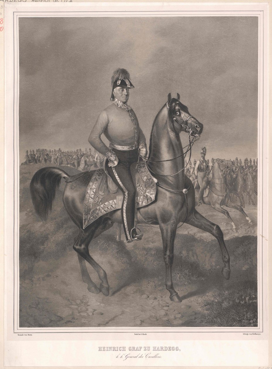 Henry hrabia Hardegg autorstwa Artist Unknown