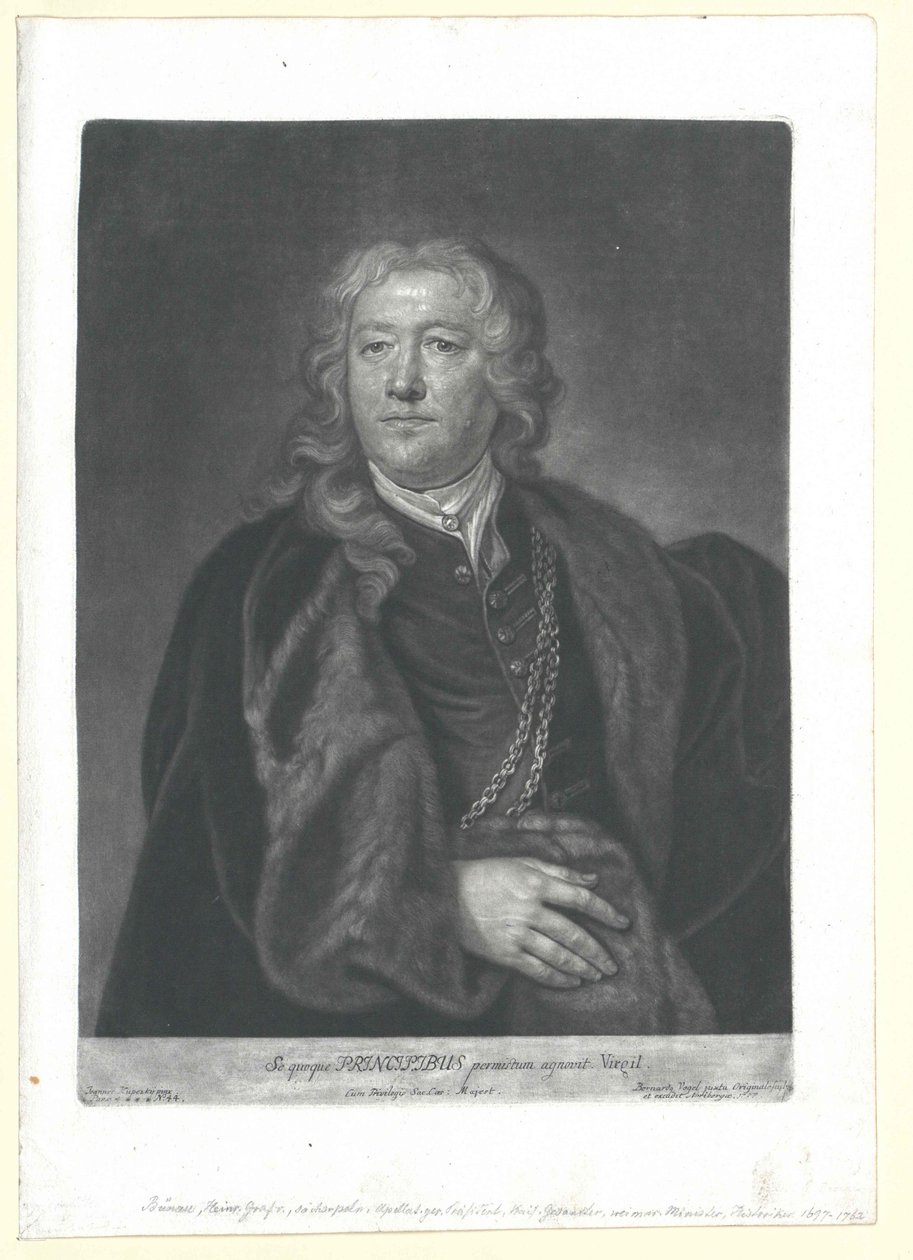 Henryk hrabia von Buenau autorstwa Artist Unknown