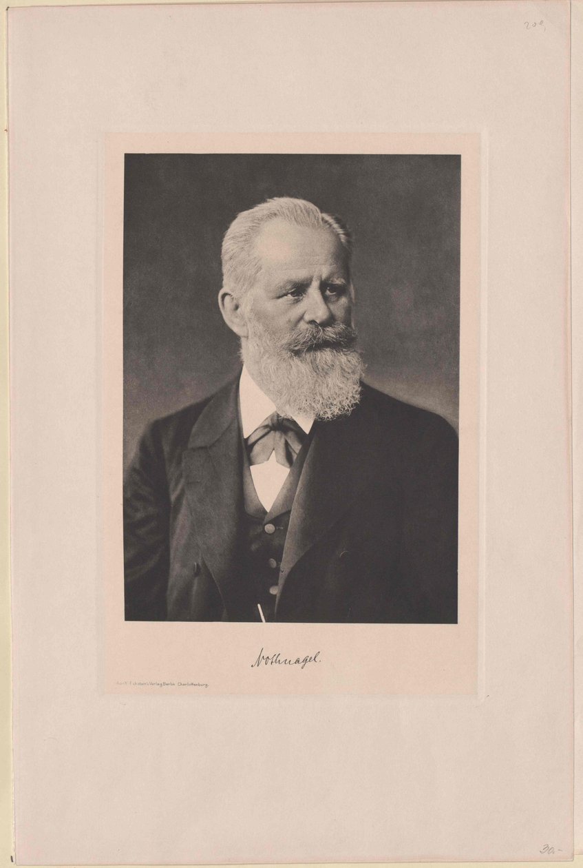 Hermann Nothnagel (druk) autorstwa Artist Unknown