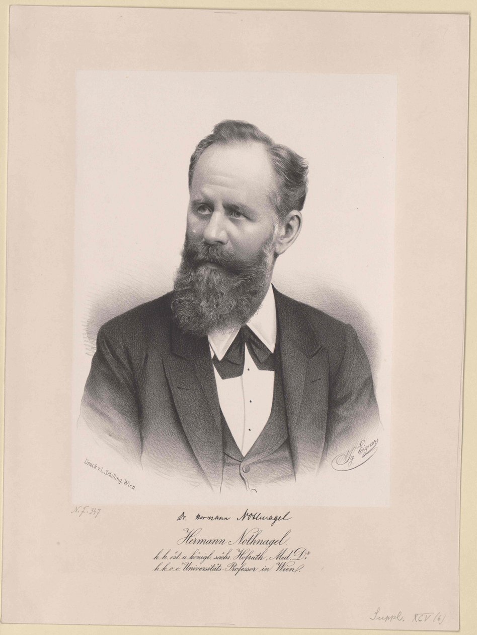 Hermann Nothnagel (druk) autorstwa Artist Unknown