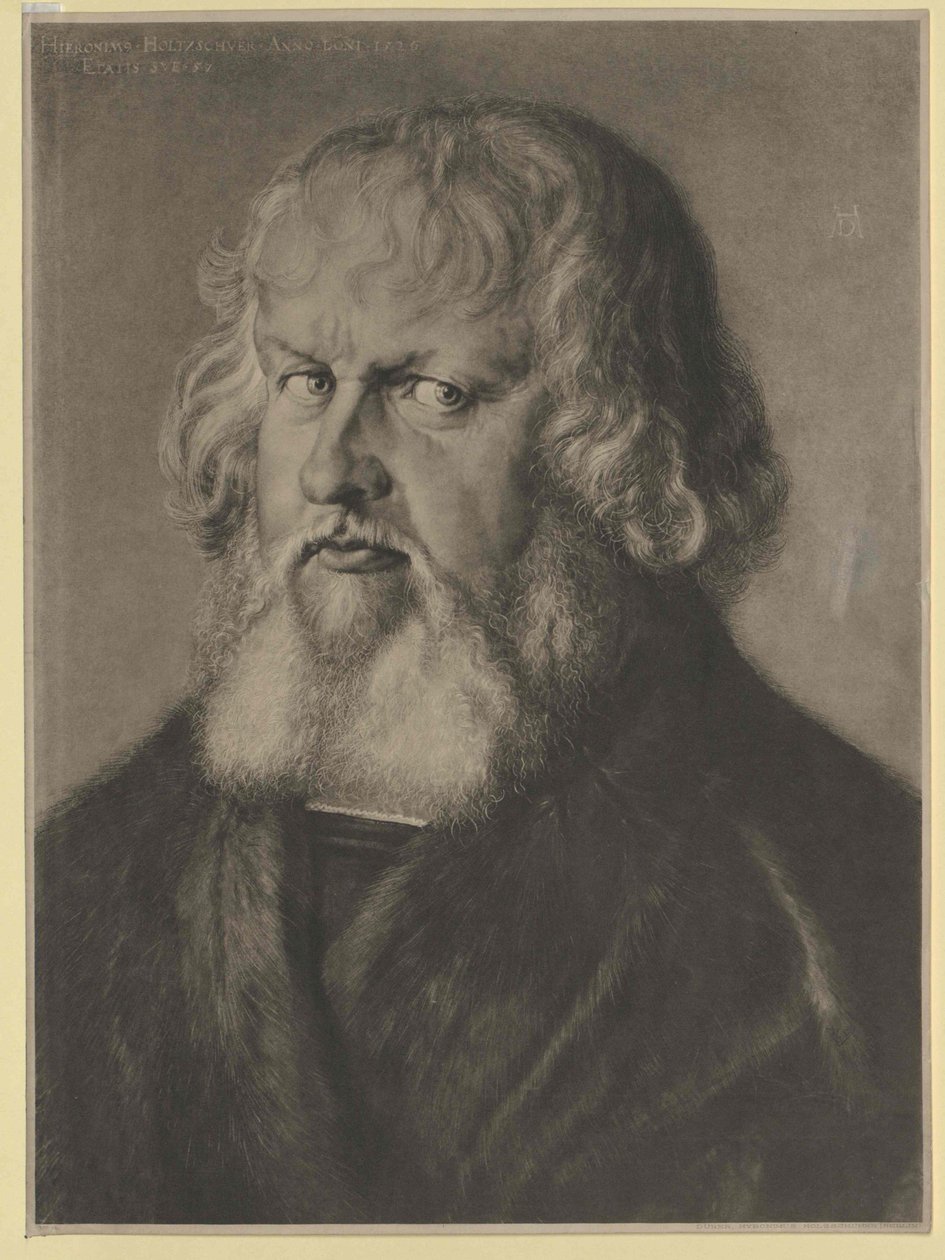 Hieronymus Holzschuher (druk) autorstwa Artist Unknown