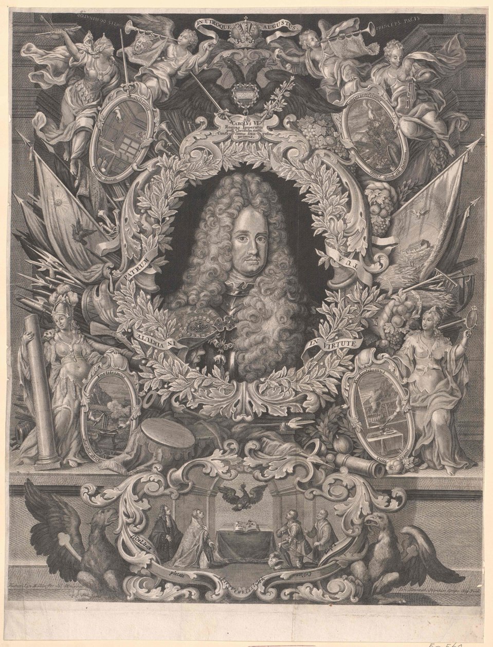 Święty Cesarz Rzymski Karol VI autorstwa Artist Unknown