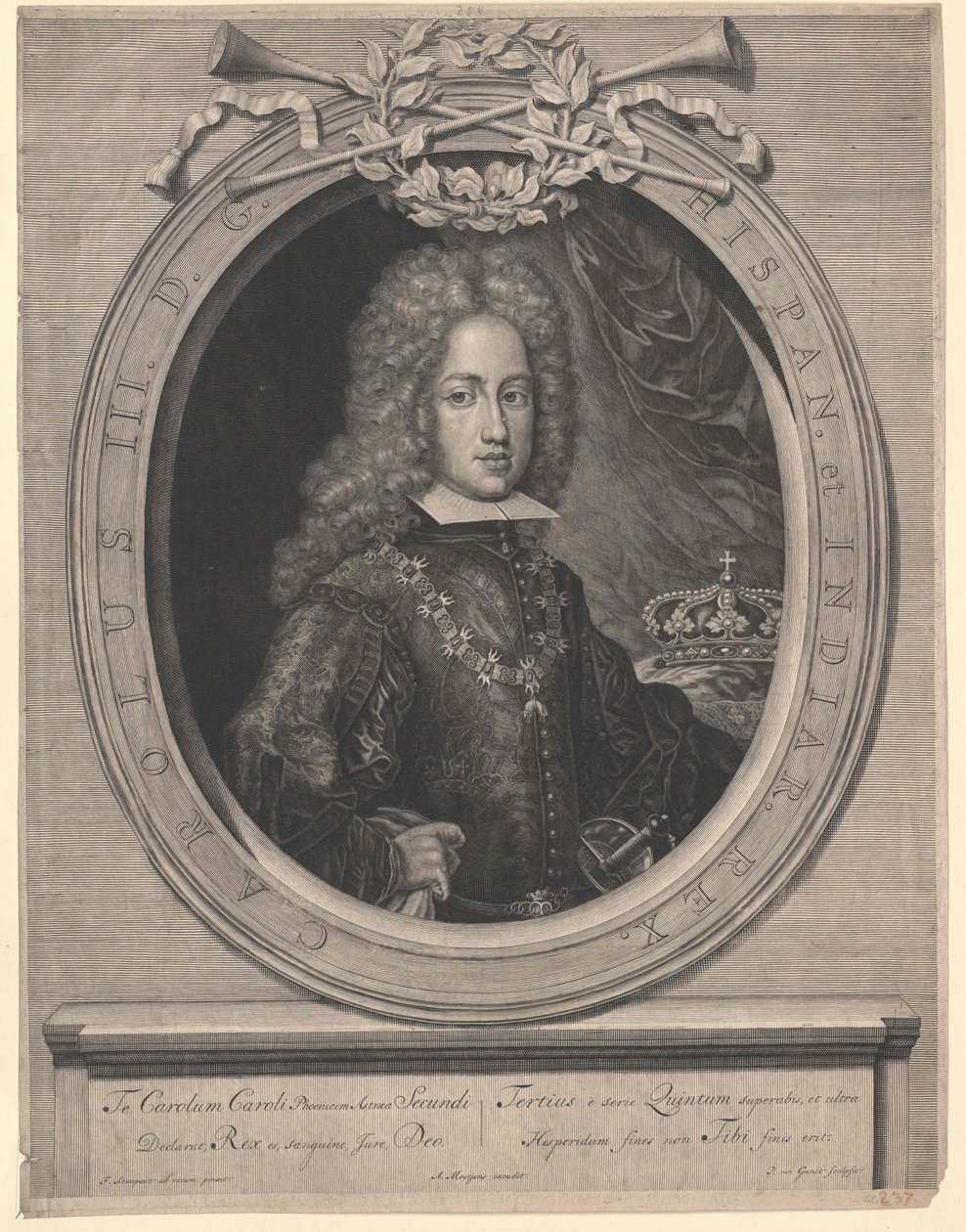 Święty Cesarz Rzymski Karol VI autorstwa Artist Unknown